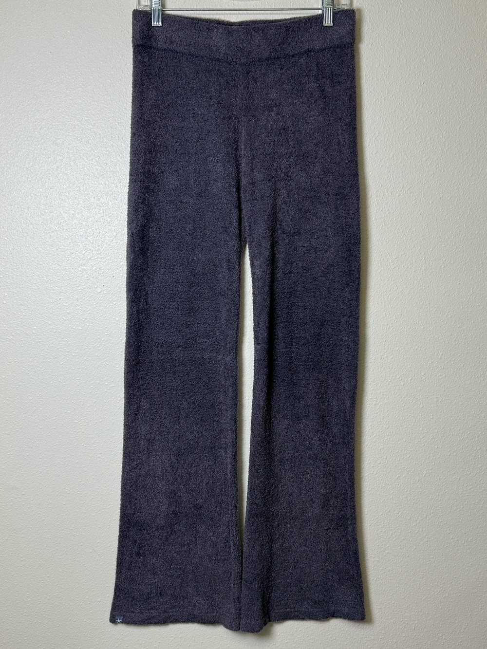 Barefoot Dreams CozyChic Lite Pant S Purple Gray Wide Leg Lounge Plush Stretch